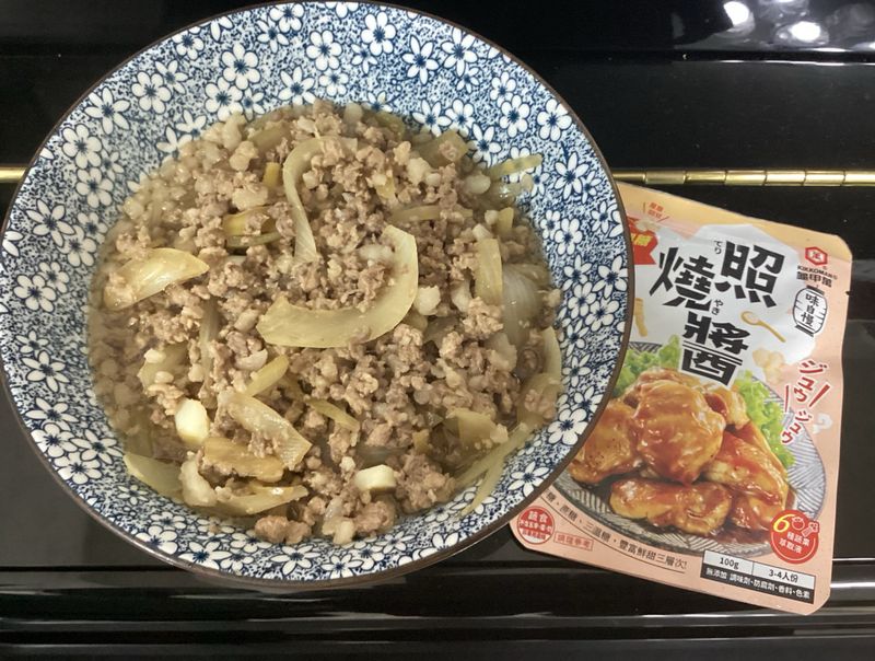 龜甲萬味自慢-照燒醬-滷豬絞肉