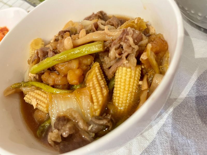 牛肉壽喜燒