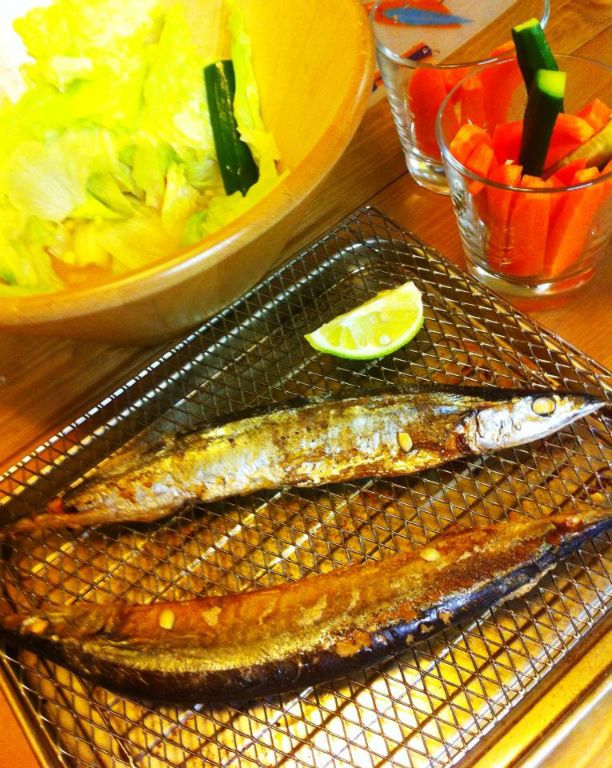 鹽烤秋刀魚