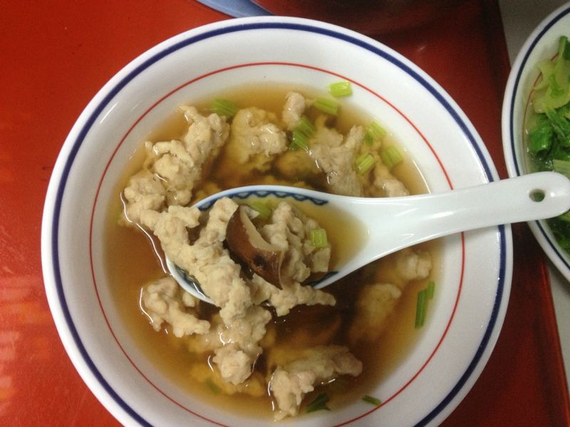蒜味肉羹