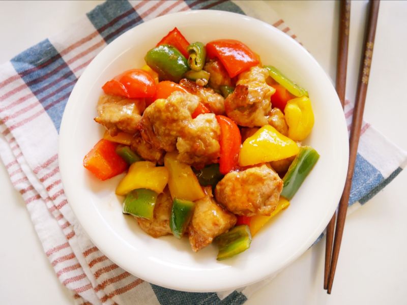 氣炸鍋「糖醋里肌」酸甜好下飯!!