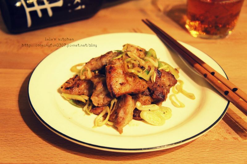 鹽麴豬五花炒蒜苗