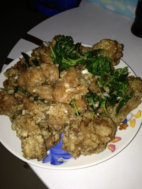 蒜香鹽酥田雞