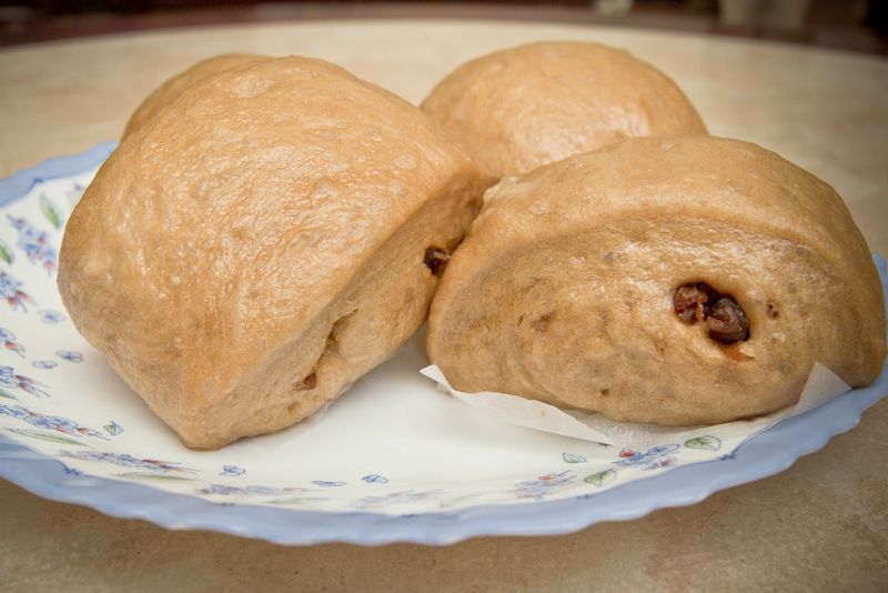 黑糖桂圓饅頭