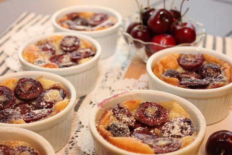 法式櫻桃布丁杯~克拉芙緹Clafoutis