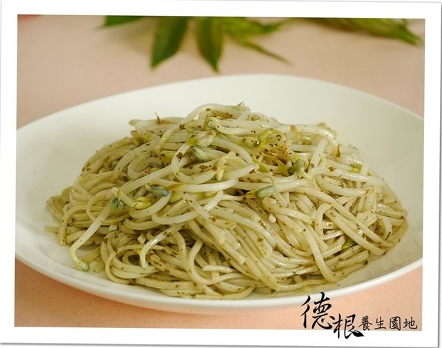 香椿銀芽拌麵