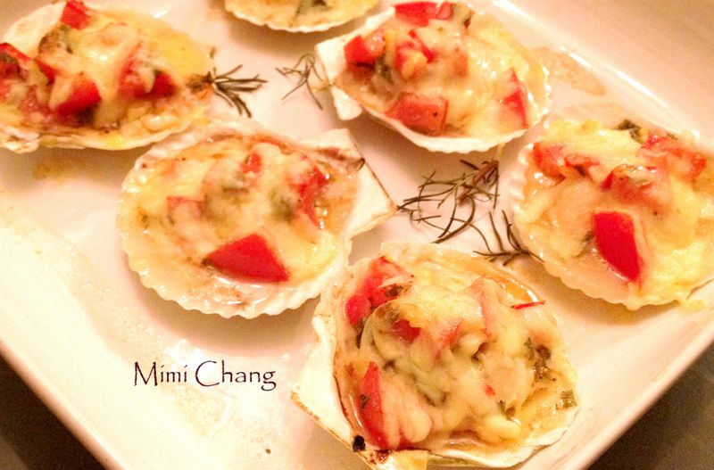 Mimi♥焗烤扇貝