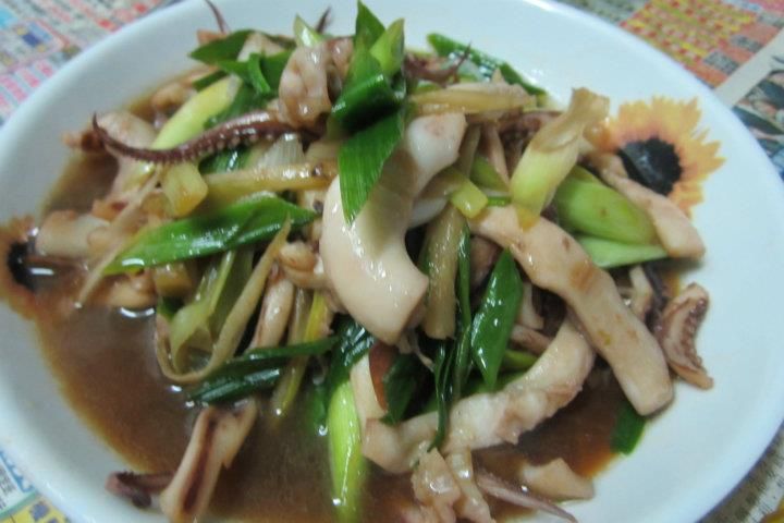 ~蔥蒜魷魚~