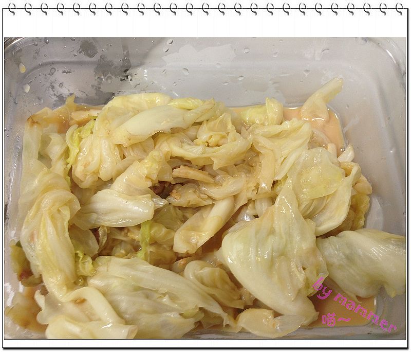 [水炒式]豆腐乳高麗菜