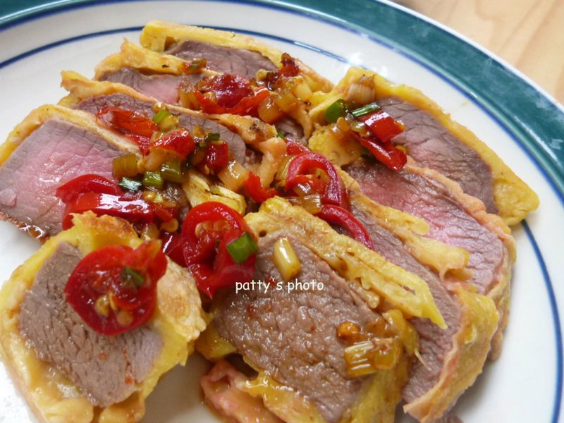 【時間淬釀的甘露之味】蛋皮牛肉片