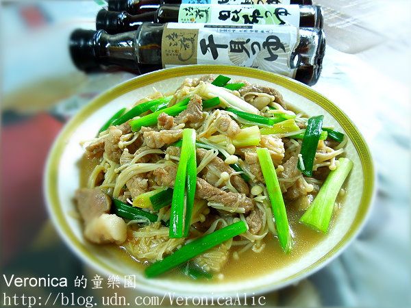 〈時間淬釀的甘露之味〉~~ 金針菇炒肉絲