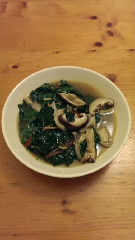 麻油鮮菇川七