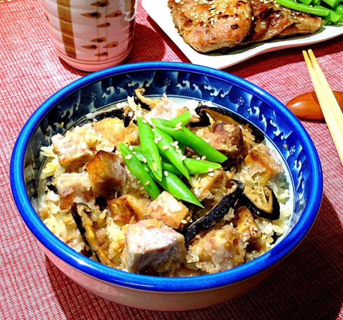 香菇芋頭炊飯