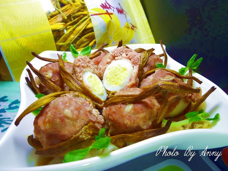 金針蘇格蘭蛋【臺東農產好料理】