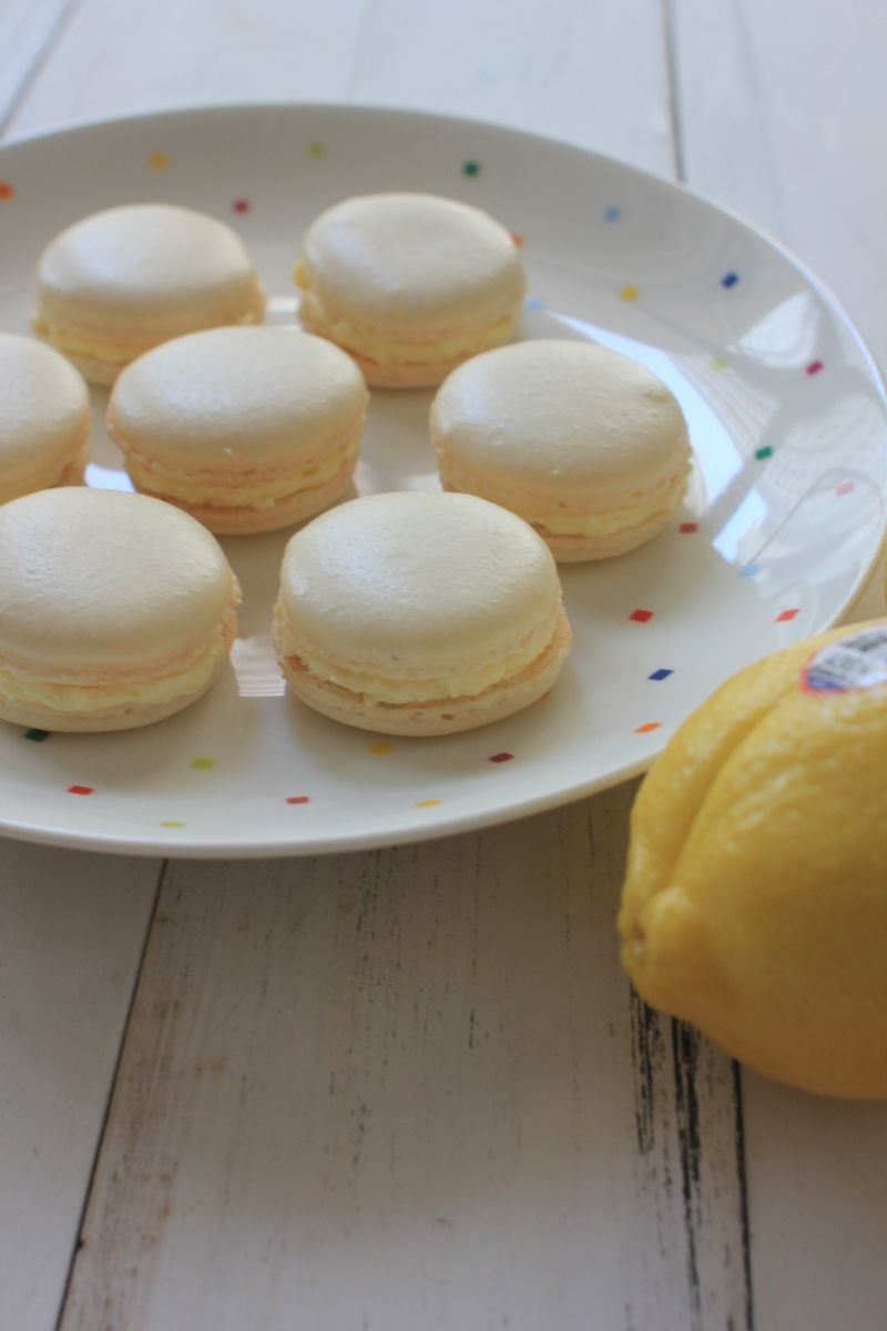 Lemon Macaron - Pierre Hermes Recipe 檸檬馬卡龍