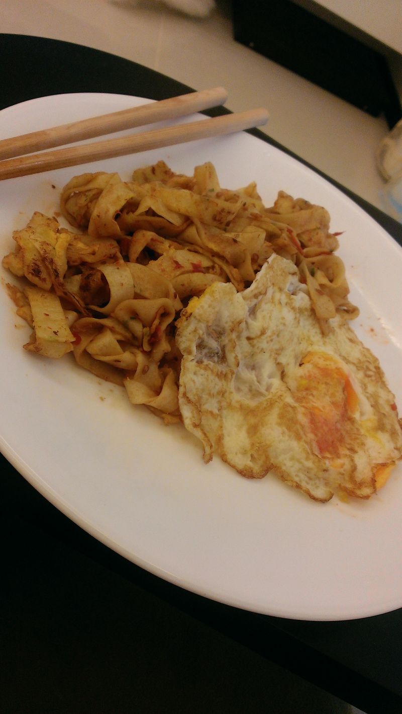 好好初醬油辣炒蛋餅皮麵♥