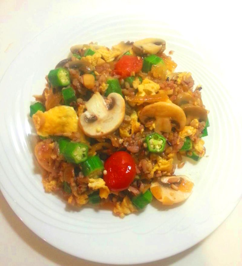 五穀蔬菜炒飯