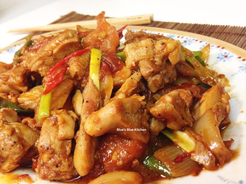 醬炒洋蔥雞腿排