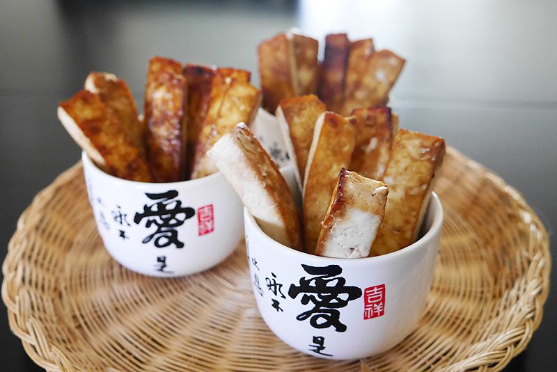 蒜味豆腐薯條 (烤箱版)