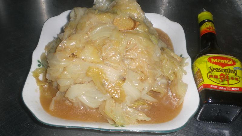 滷高麗菜 美極鮮味露