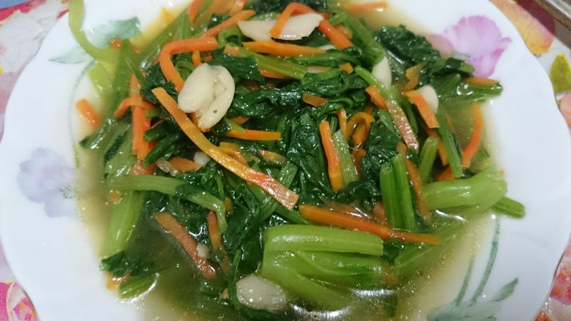 ❤絕妙的炒菜公式-蒜香炒菠菜❤