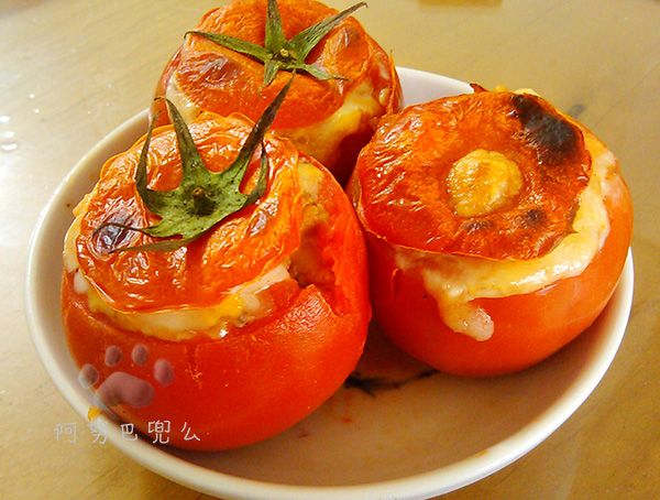 【阿努巴兜么】起司番茄鑲肉