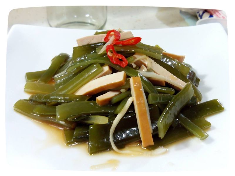 涼拌海帶豆干