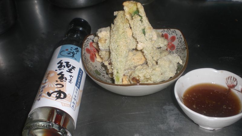 炸秋葵天婦羅 淬釀日式下午茶點