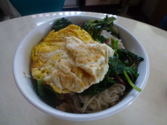 紅莧菜麵線