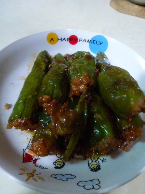 翡翠椒鑲肉