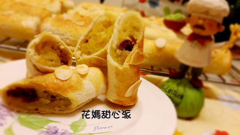 奶香番薯吐司捲