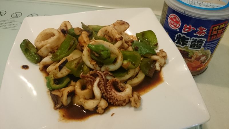 沙茶炸醬透抽炒青椒-牛頭牌端午好香拌