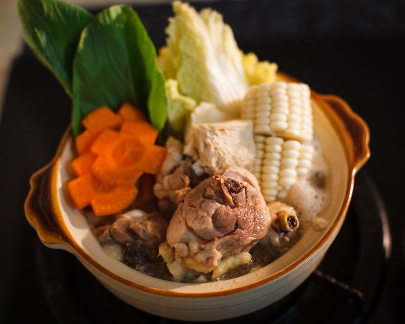 醬油風味雞肉火鍋+雜炊