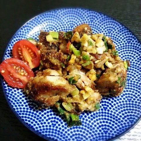 基本雞腿排進化成金沙版本〜〜