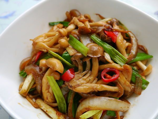 蔥爆雙菇