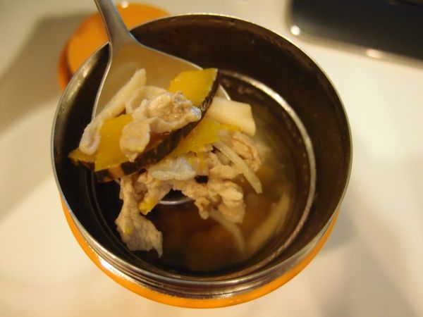 南瓜絞肉湯(免開火保溫杯料理)