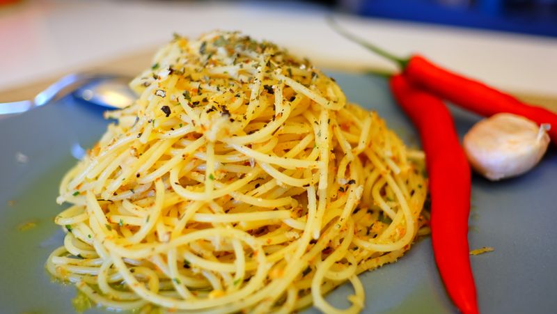 [A cook] 蒜香橄欖油辣椒義大利麵