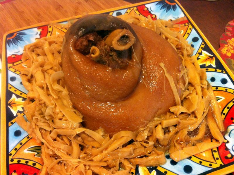 筍絲蹄膀