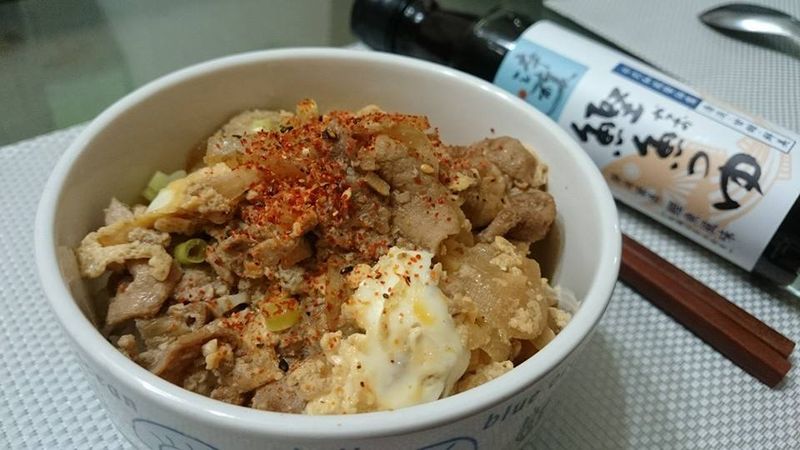 和風豬肉丼(淬釀決勝料理)