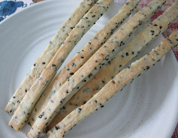 小烤箱~芝麻棒(低脂餅乾)