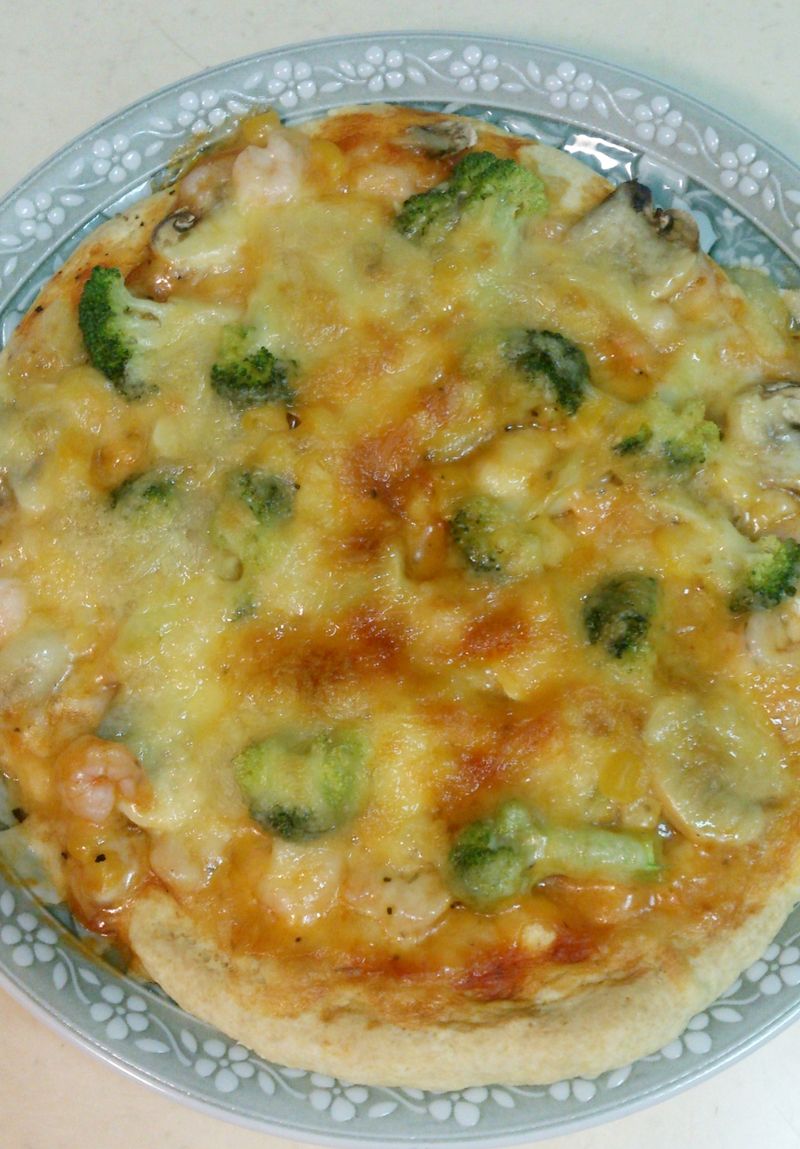 簡易鬆餅粉披薩