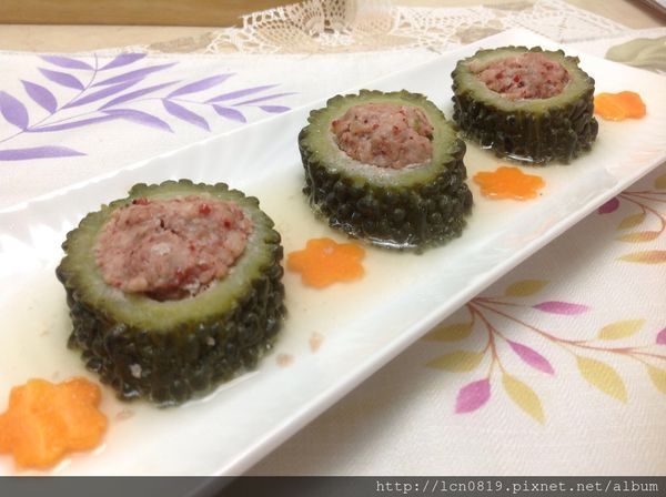 清蒸紅糟肉苦瓜圈(家樂福廚神大賽)