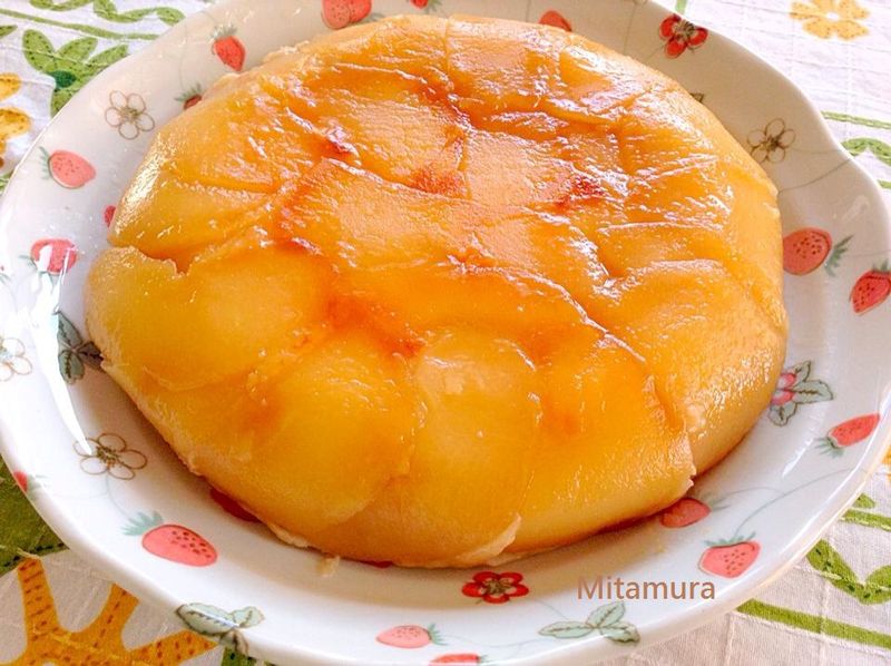 楓糖蘋果重乳酪蛋糕(電子鍋製作)