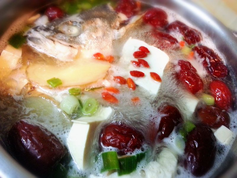 薑片鱸魚湯