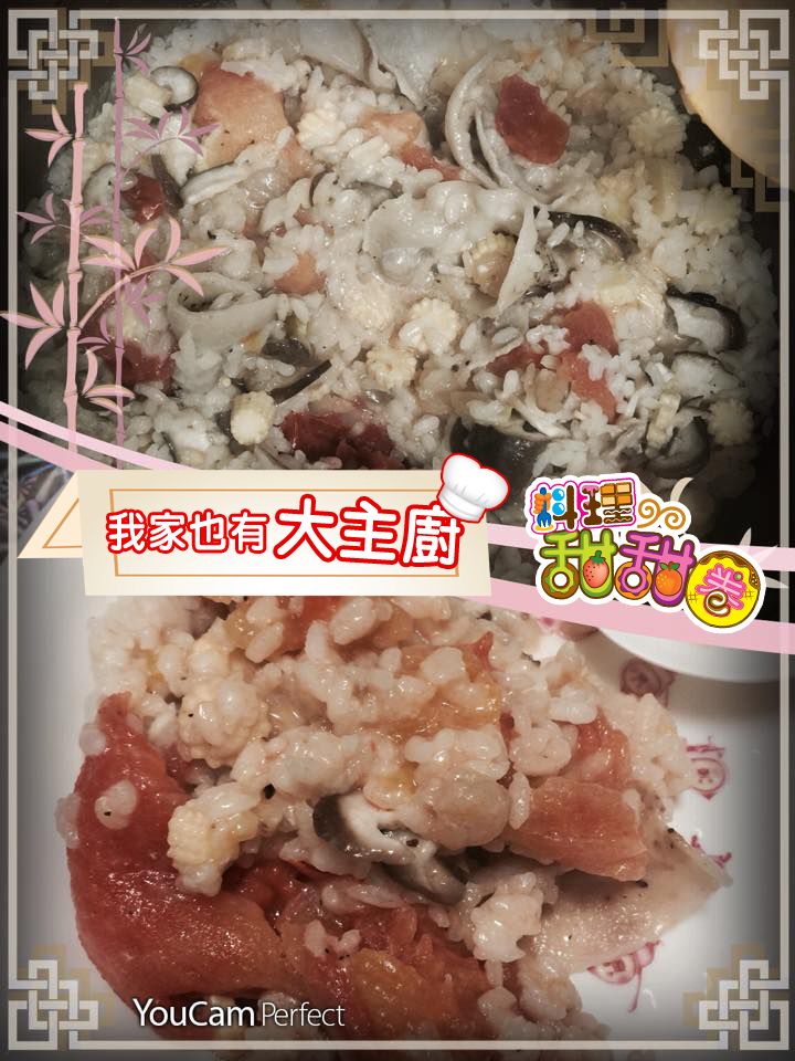 料理甜甜圈【我家大主廚】番茄奶油雞肉燉飯