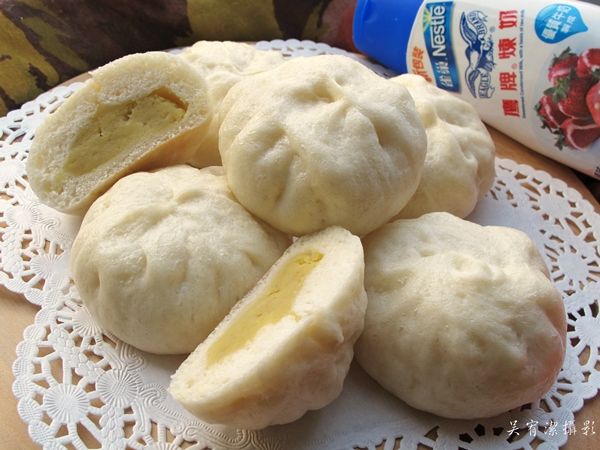 奶香地瓜包。鷹牌煉奶
