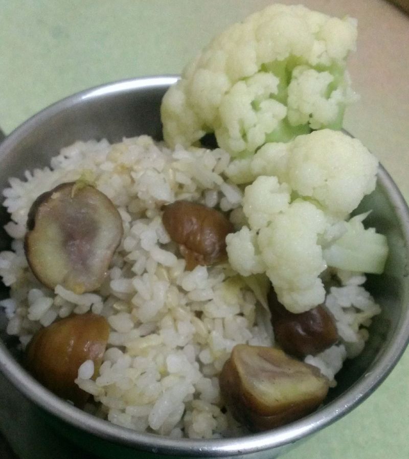 栗子鮮蔬炊飯