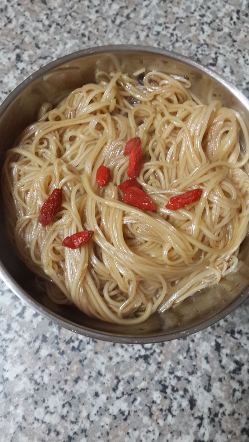麻油黑糖麵線