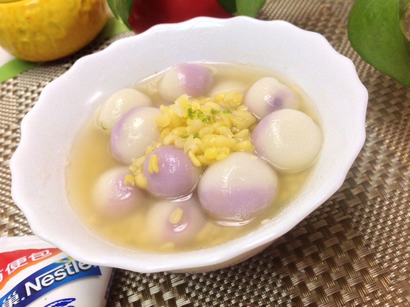 綠豆仁雙色山藥甜湯(鷹牌煉乳)