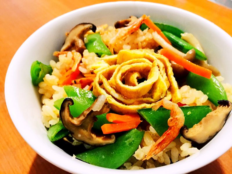 櫻花蝦炊飯 @188懶人料理